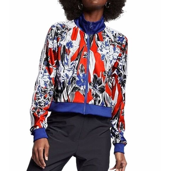 Nike Jackets & Blazers - NIKE Sportswear Hyper Fem Printed Track Jacket L